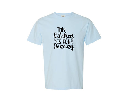 brand:Comfort Colors|color:Chambray|Home Cooking Funny Kitchen T Shirt Graphic T-Shirt
