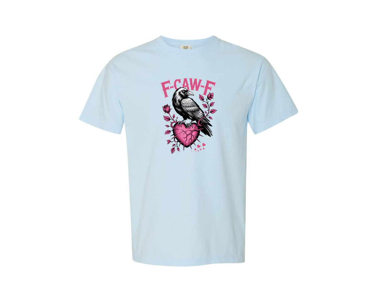 brand:Comfort Colors|color:Chambray|Anti Valentins Day Funny Valentines Graphic T-Shirt