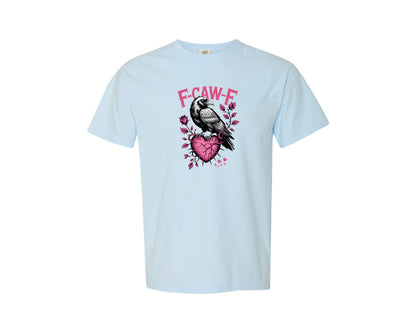 brand:Comfort Colors|color:Chambray|Anti Valentins Day Funny Valentines Graphic T-Shirt