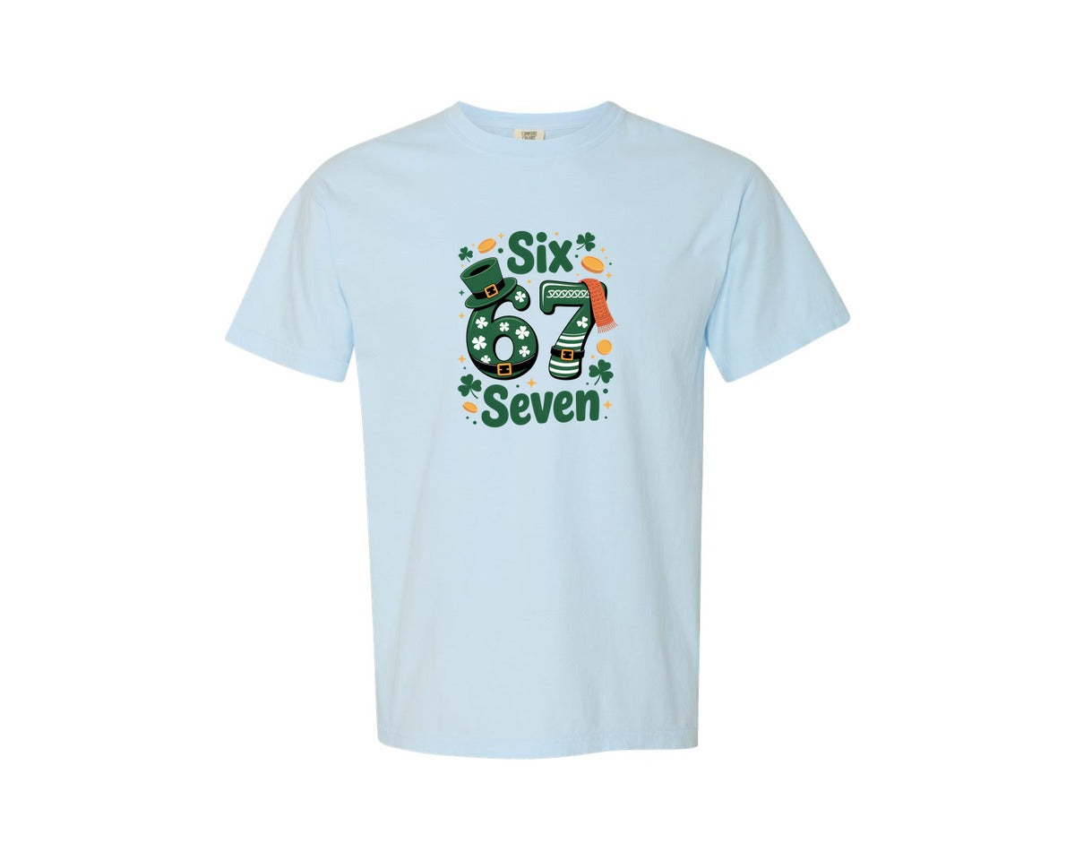 brand:Comfort Colors|color:Chambray|St Patricks Day 67 2 Graphic T-Shirt