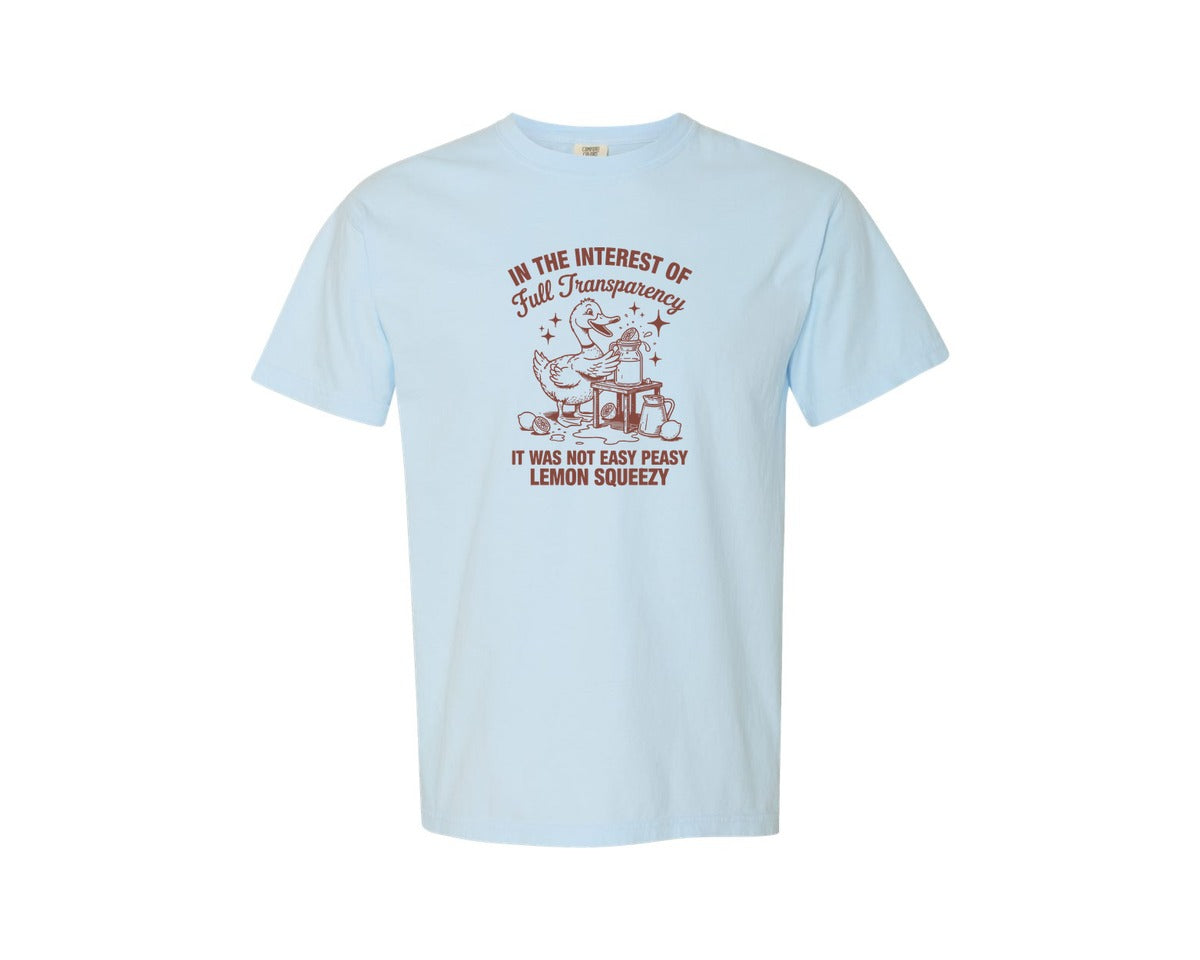 brand:Comfort Colors|color:Chambray|In The Interest Of Full Transparency It 7 Graphic T-Shirt