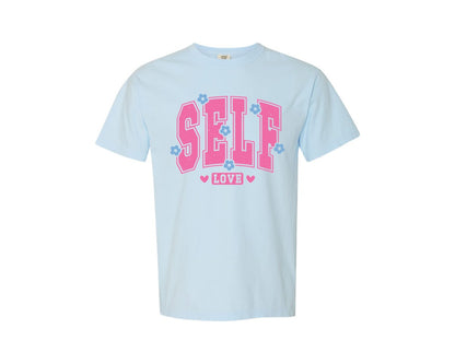 brand:Comfort Colors|color:Chambray|Self Love Pnginspirational Graphic T-Shirt