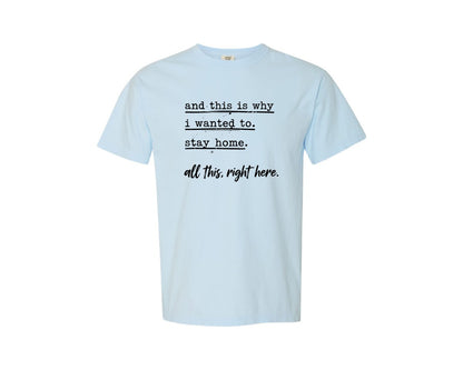 brand:Comfort Colors|color:Chambray|Sarcastic Snarky Introvert Graphic T-Shirt