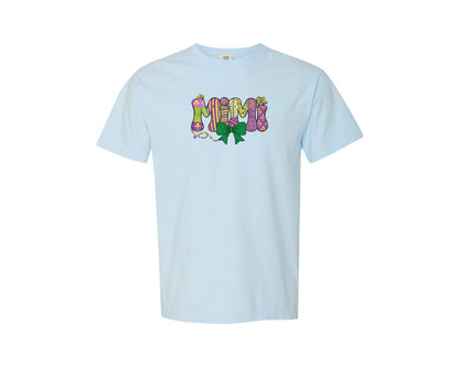 brand:Comfort Colors|color:Chambray|Mimi Mardi Gras T Shirt 2 Graphic T-Shirt