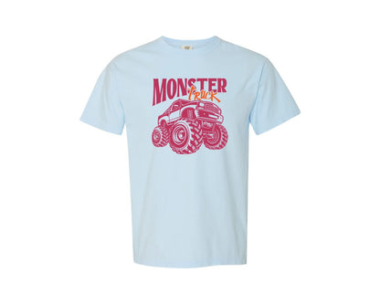 brand:Comfort Colors|color:Chambray|Monster Truck T Shirt Design 19 Graphic T-Shirt