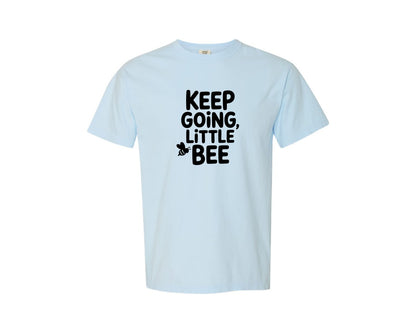 brand:Comfort Colors|color:Chambray|Keep Going Little Bee Ai Graphic T-Shirt