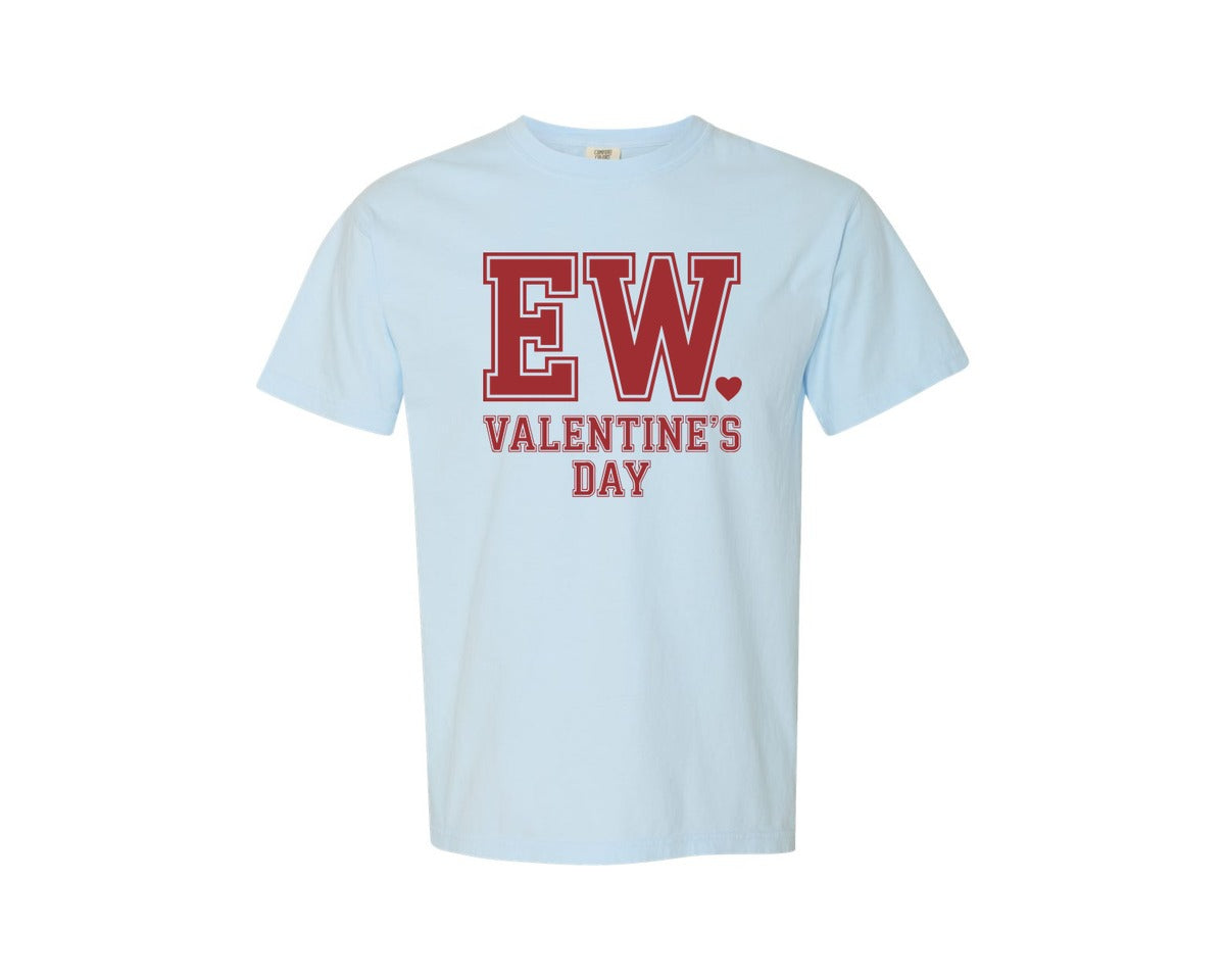 brand:Comfort Colors|color:Chambray|Ew Valentines Day T Shirt Graphic T-Shirt