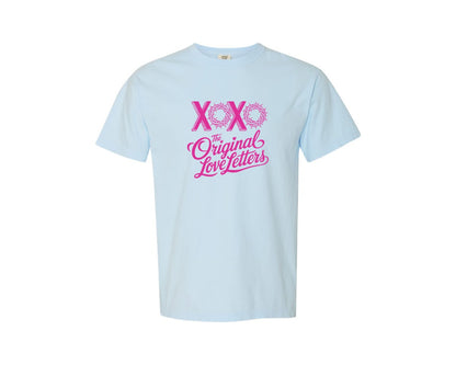 brand:Comfort Colors|color:Chambray|Christian Love Religious Valentine Graphic T-Shirt