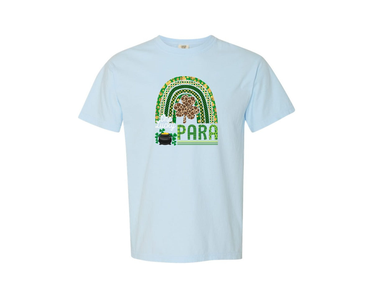 brand:Comfort Colors|color:Chambray|Irish Lucky St Patricks Day T Shirt Graphic T-Shirt