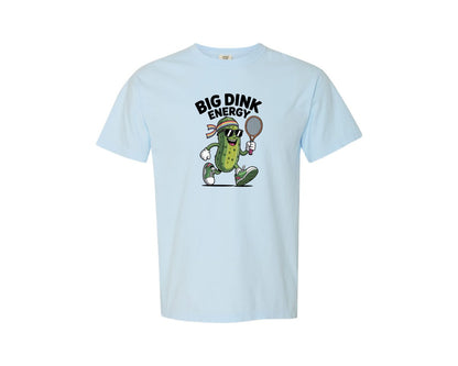 brand:Comfort Colors|color:Chambray|Big Dink Energy Pickleball Dtf Graphic T-Shirt