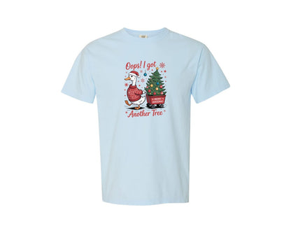 brand:Comfort Colors|color:Chambray|Oops I Got Another Tree Funny Chris Graphic T-Shirt