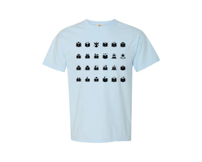 brand:Comfort Colors|color:Chambray|Open Book With Fantasy Graphic T-Shirt