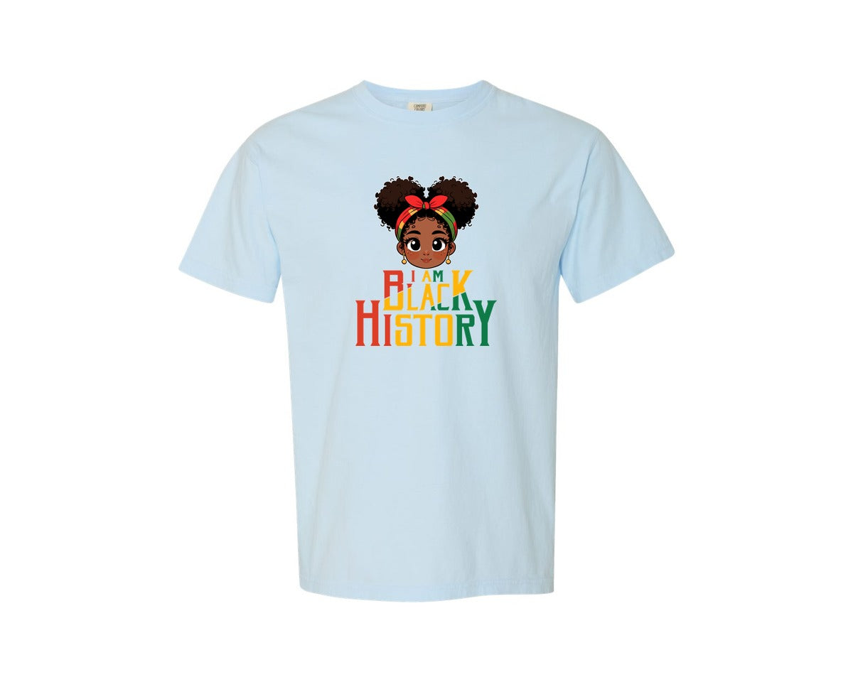 brand:Comfort Colors|color:Chambray|Im Black History Kid Vector T Shirt 32 Graphic T-Shirt
