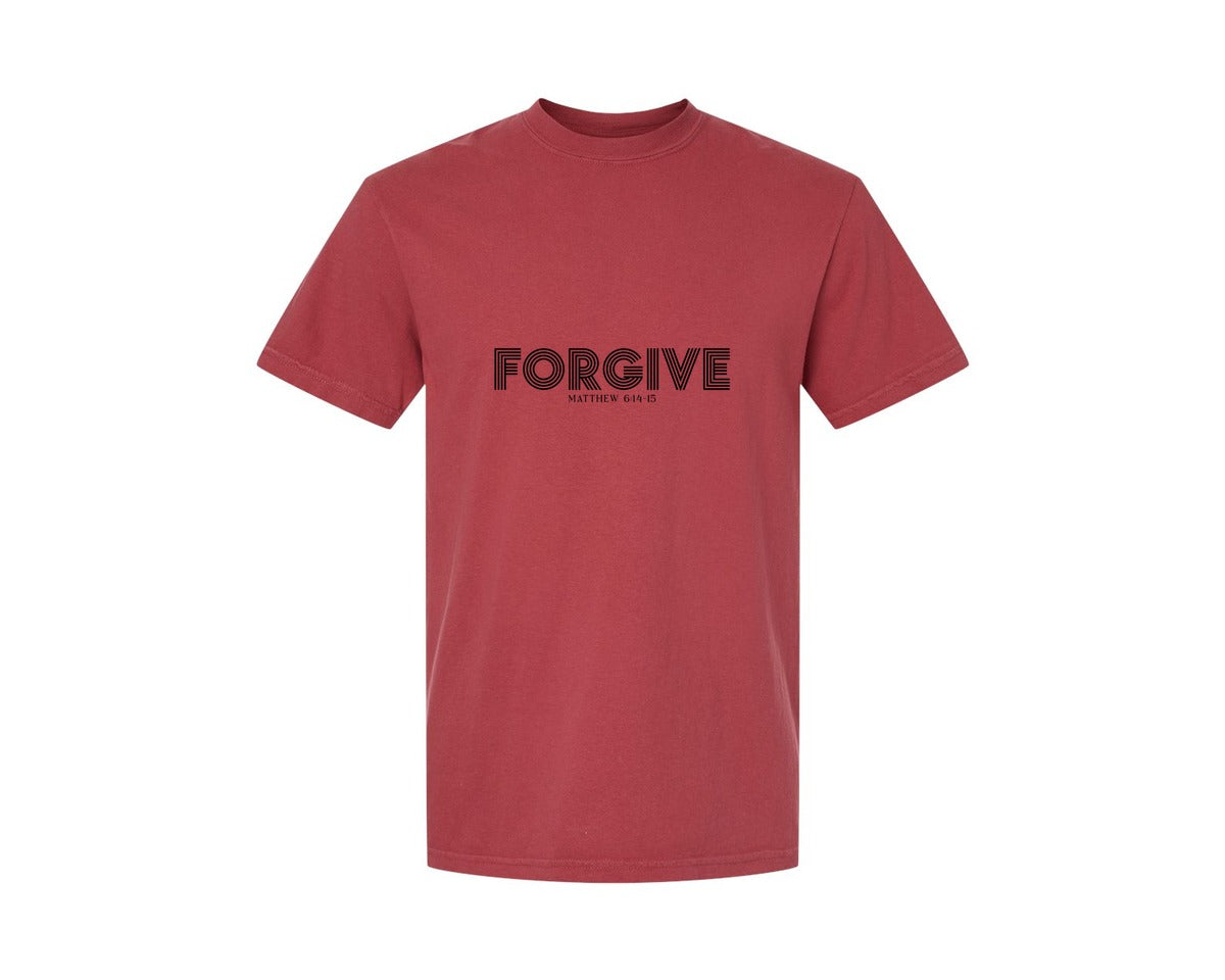 brand:Comfort Colors|color:Chili|Christian Jesus Faith 2 Graphic T-Shirt