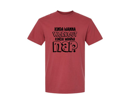 brand:Comfort Colors|color:Chili|Workout Gym Tank Exercise Graphic T-Shirt