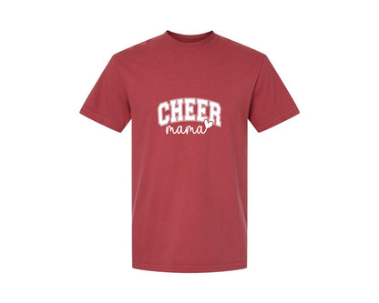 brand:Comfort Colors|color:Chili|Cheer Mama Cheer Mom 2 Graphic T-Shirt