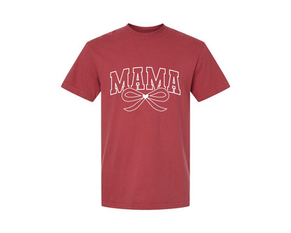 brand:Comfort Colors|color:Chili|Mama Lightning Bolt Mama 7 Graphic T-Shirt