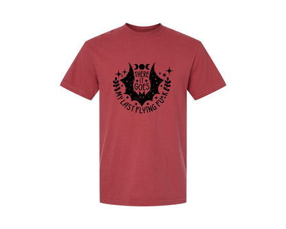 brand:Comfort Colors|color:Chili|There It Goes My Last Flying Fck 2 Graphic T-Shirt