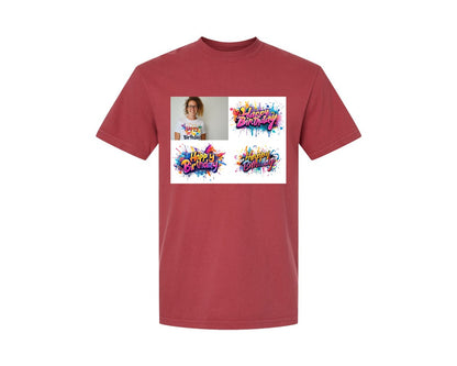 brand:Comfort Colors|color:Chili|Happy Birthday T Shirt Design 69 Graphic T-Shirt