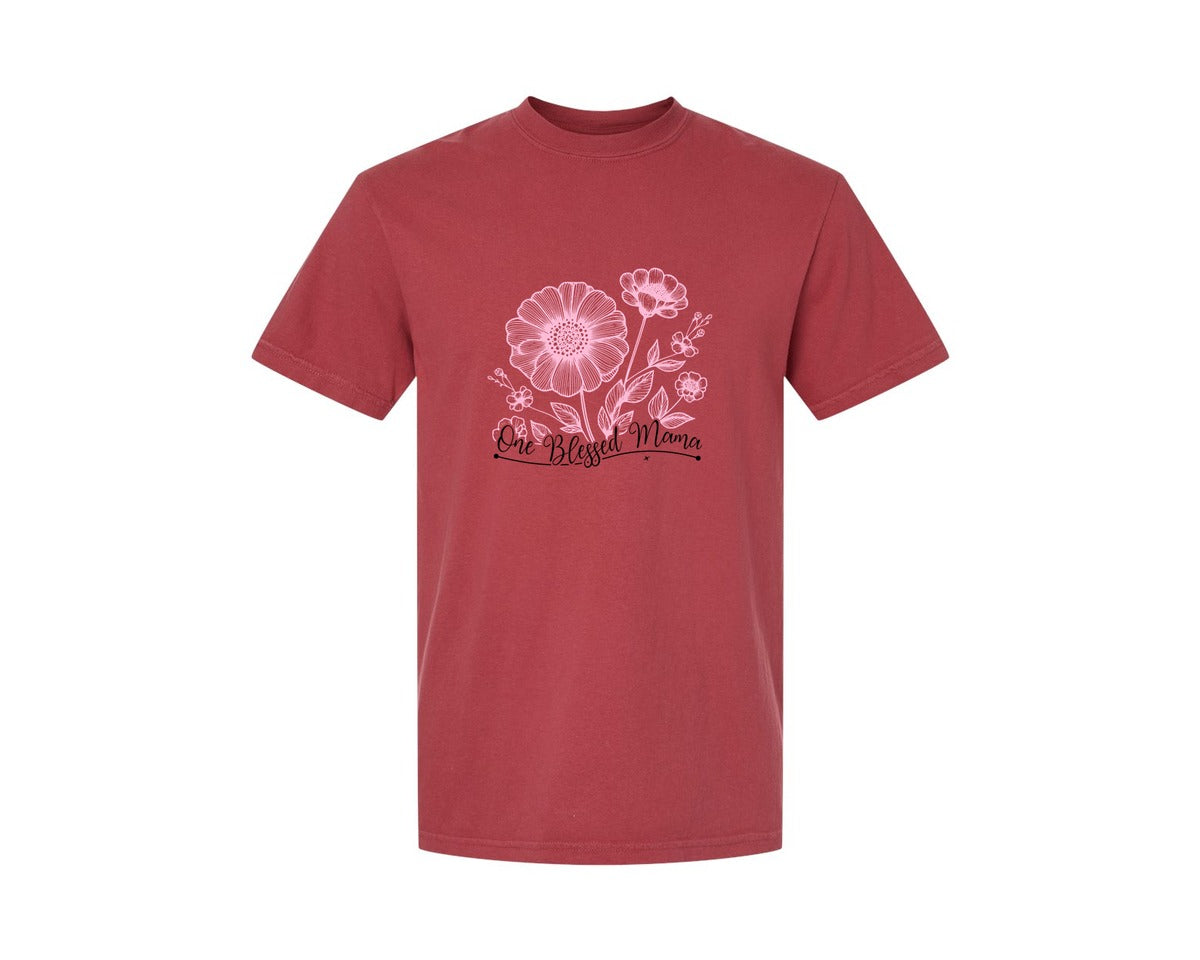 brand:Comfort Colors|color:Chili|Mothers Day Funny Mom Graphic T-Shirt