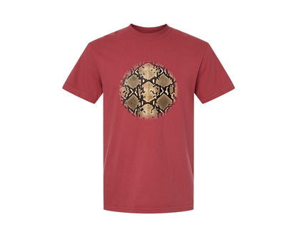brand:Comfort Colors|color:Chili|Animal Print Round Tshirt 38 Graphic T-Shirt