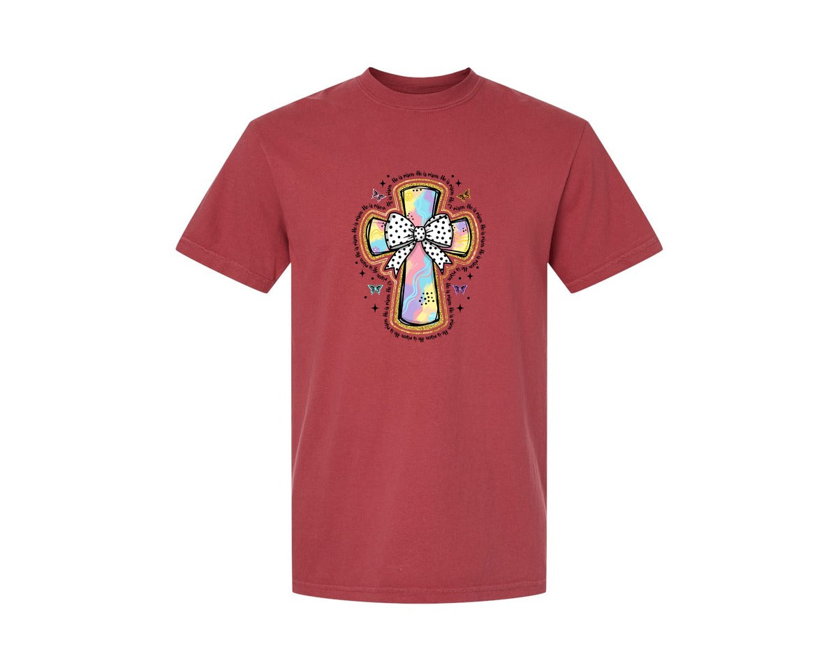 brand:Comfort Colors|color:Chili|Christian Easte Coquette Graphic T-Shirt