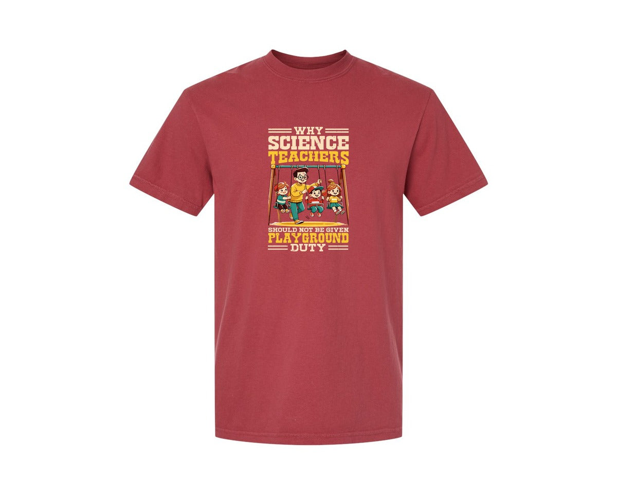 brand:Comfort Colors|color:Chili|Funny Science Teacher T Shirt Graphic T-Shirt