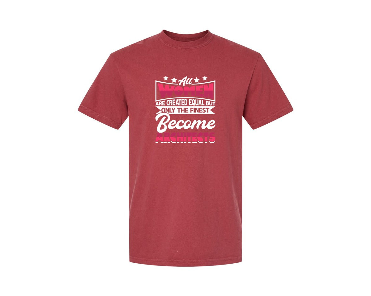 brand:Comfort Colors|color:Chili|Architect Architecture T Shirt Design 161 Graphic T-Shirt