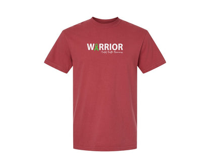 brand:Comfort Colors|color:Chili|Mental Health Awareness Green Ribbon T S 2 Graphic T-Shirt