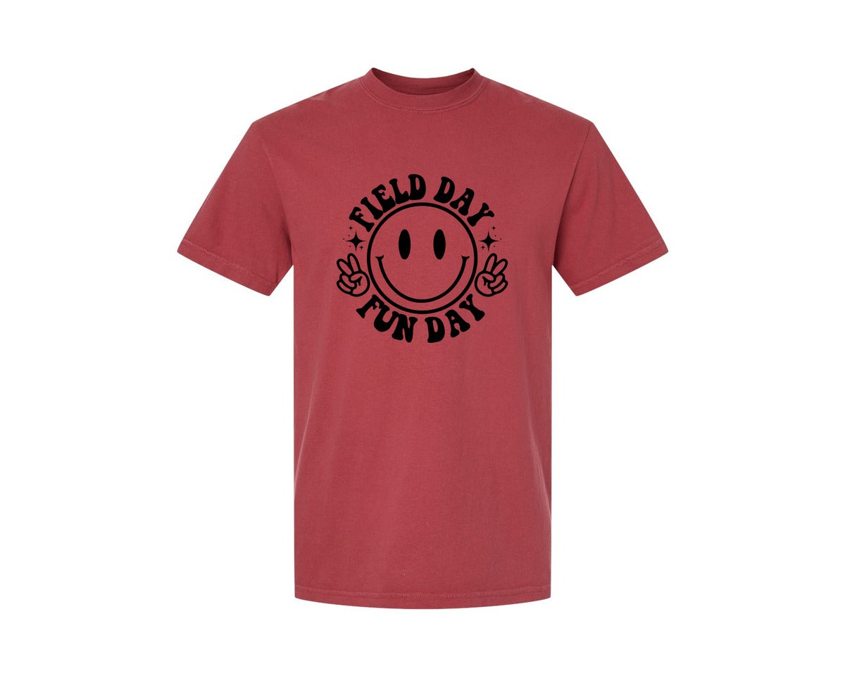 brand:Comfort Colors|color:Chili|Field Day Fun Day Field Day Graphic T-Shirt