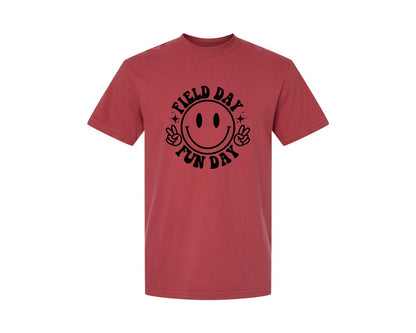 brand:Comfort Colors|color:Chili|Field Day Fun Day Field Day Graphic T-Shirt