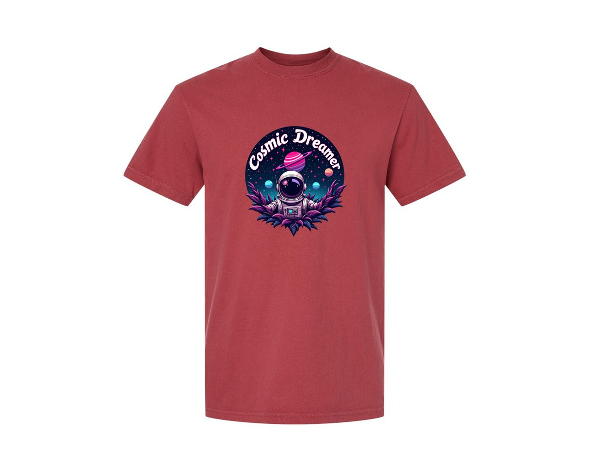 brand:Comfort Colors|color:Chili|Cosmic Dreamer T Shirt Design Graphic T-Shirt