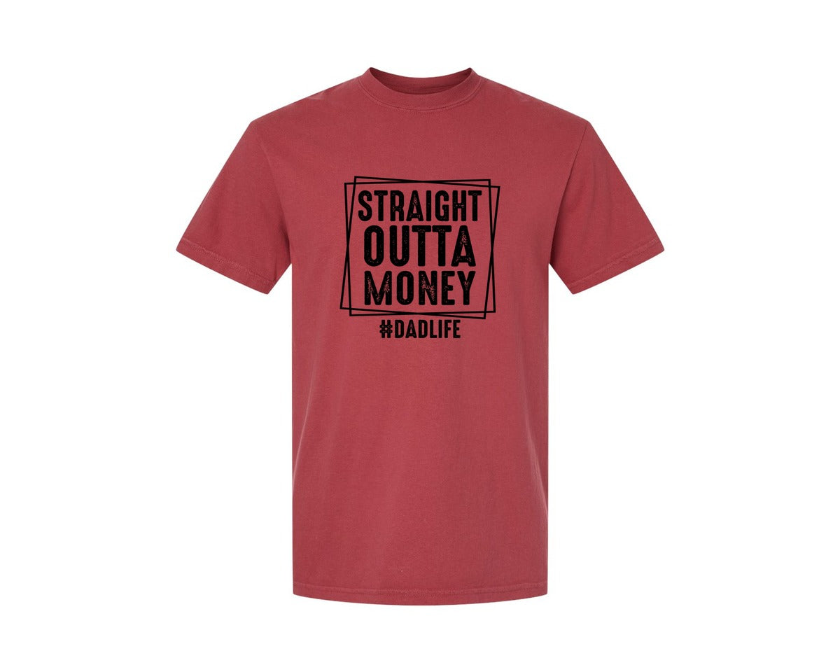 brand:Comfort Colors|color:Chili|Dad Fathers Day 5 Graphic T-Shirt