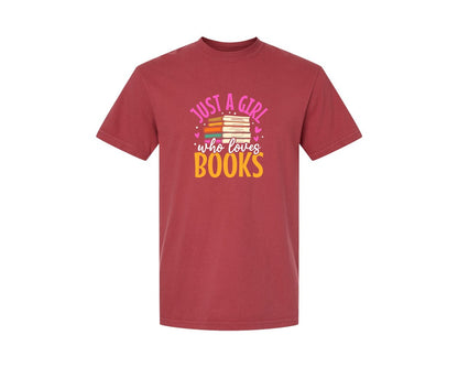 brand:Comfort Colors|color:Chili|Reading T Shirt Design 6 Graphic T-Shirt