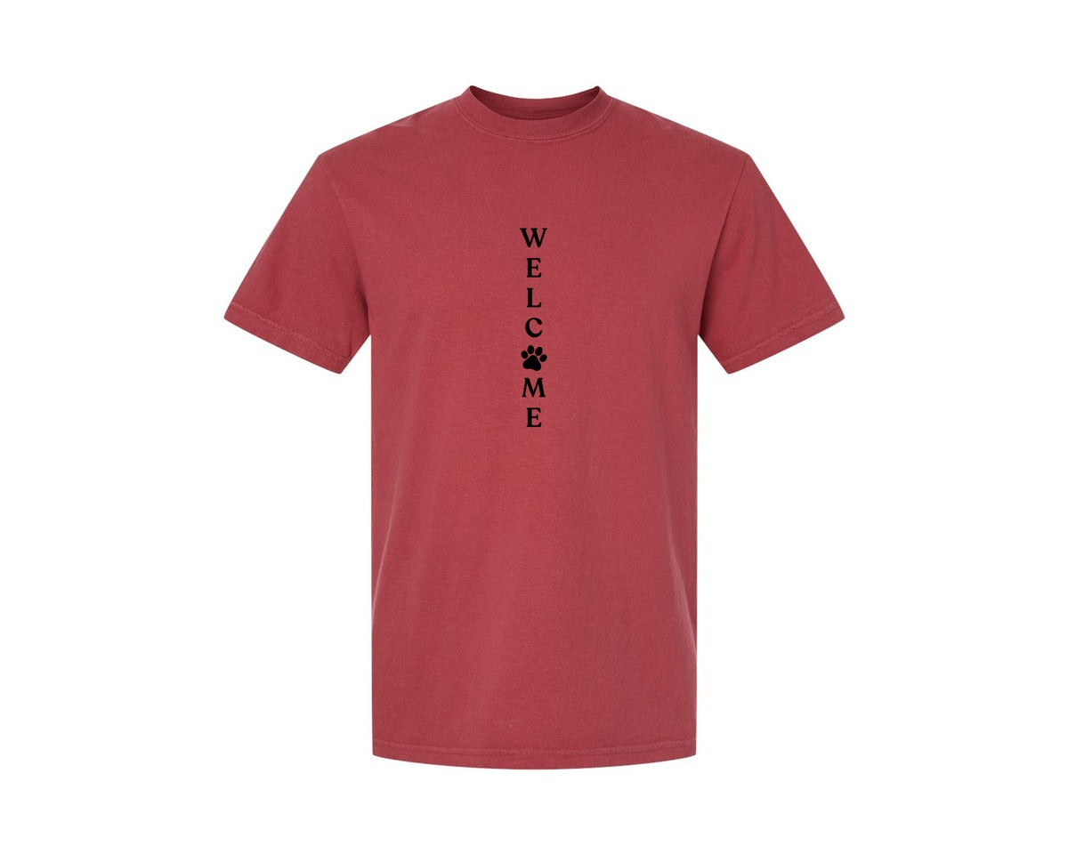 brand:Comfort Colors|color:Chili|Welcome Porch Sign 22 Graphic T-Shirt