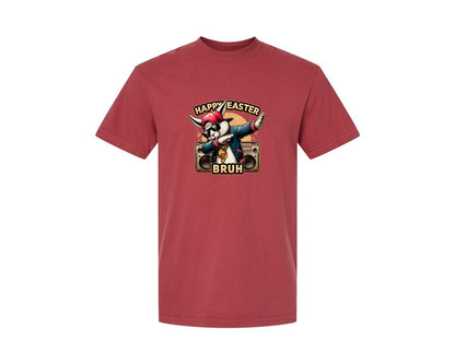 brand:Comfort Colors|color:Chili|Hip Hop Easter Bunny 16 Graphic T-Shirt