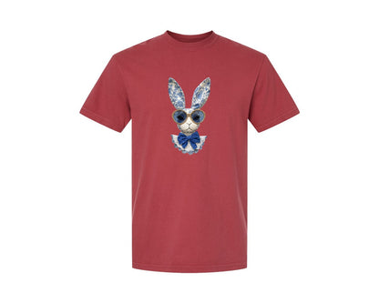 brand:Comfort Colors|color:Chili|Cute Bunny T Shirt Bunny 2 Graphic T-Shirt