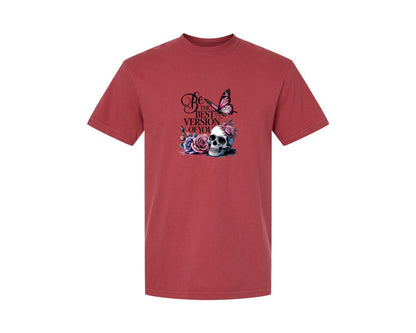 brand:Comfort Colors|color:Chili|Be The Best Version Of You Self Love 2 Graphic T-Shirt