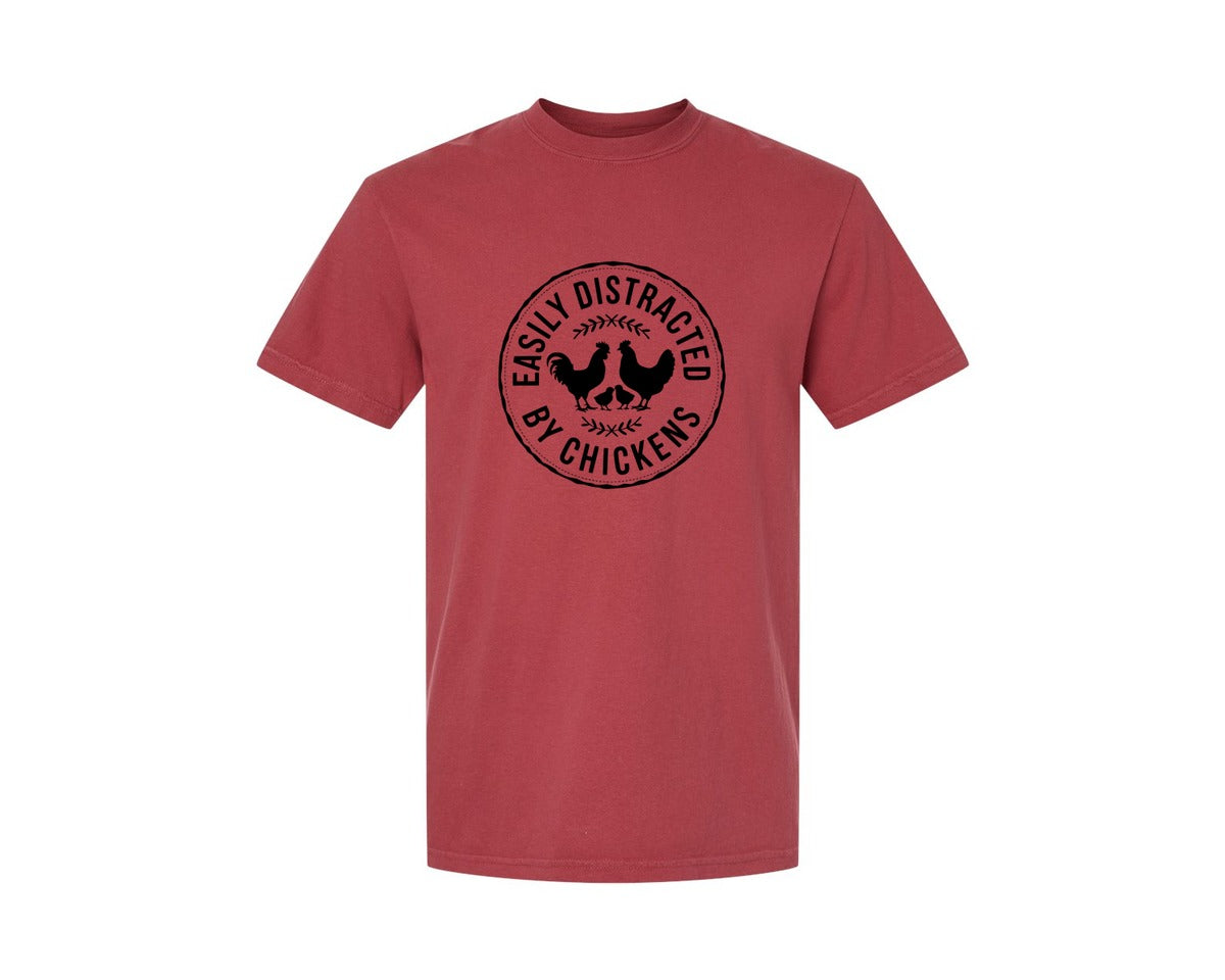 brand:Comfort Colors|color:Chili|Dont Ruffle My Feathers T Shirt Design 2 Graphic T-Shirt