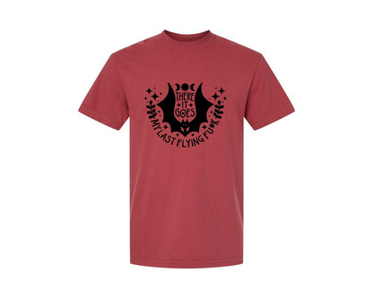 brand:Comfort Colors|color:Chili|There It Goes My Last Flying Fck 3 Graphic T-Shirt