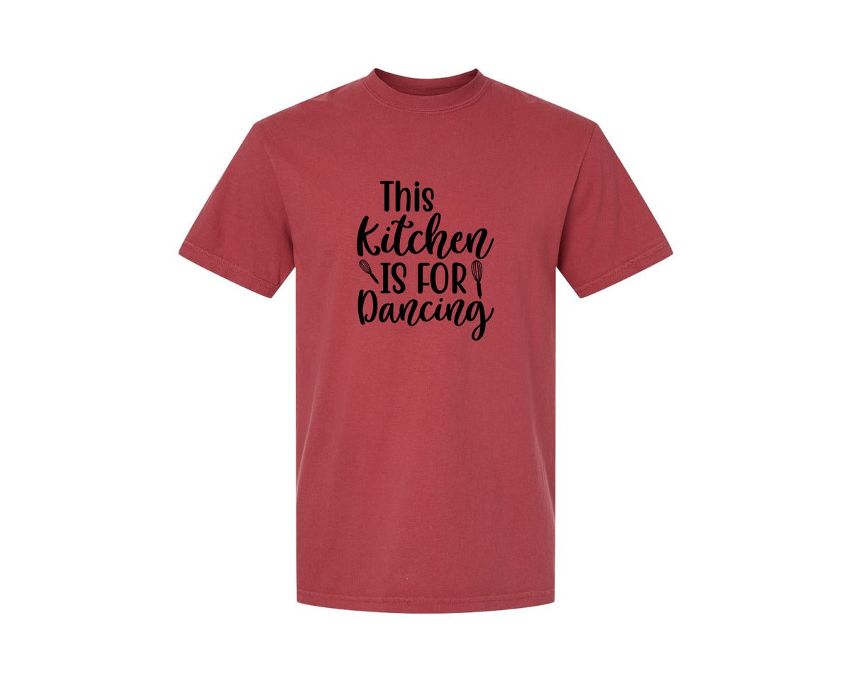 brand:Comfort Colors|color:Chili|Home Cooking Funny Kitchen T Shirt Graphic T-Shirt