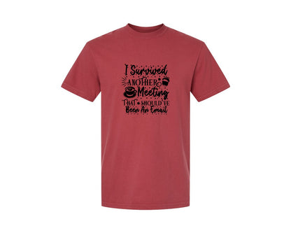 brand:Comfort Colors|color:Chili|Funny Office Coffee Mug 2 Graphic T-Shirt