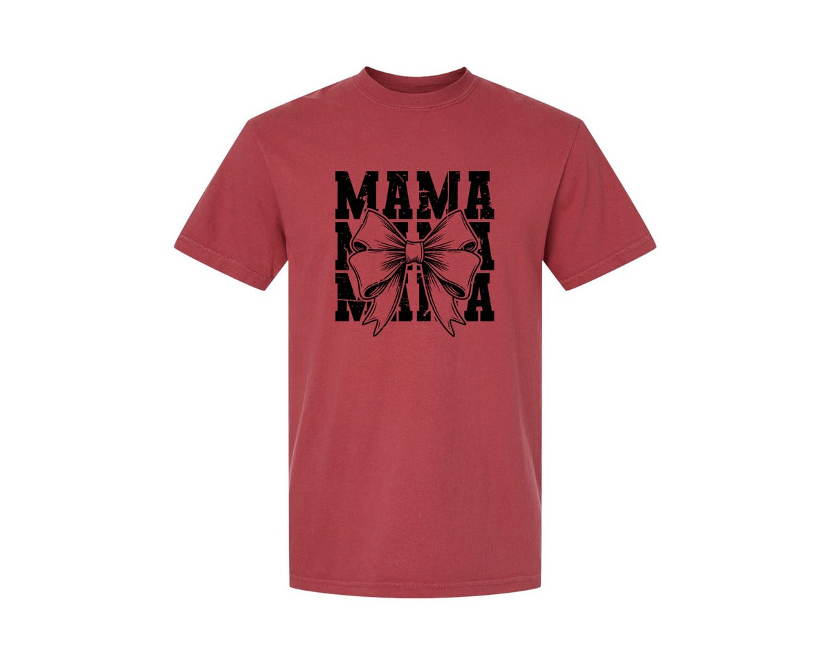 brand:Comfort Colors|color:Chili|Mama Mom Mama Coquette Graphic T-Shirt