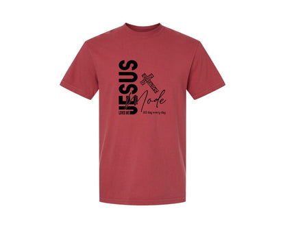 brand:Comfort Colors|color:Chili|Jesus Loves Me Love Like Jesus Graphic T-Shirt