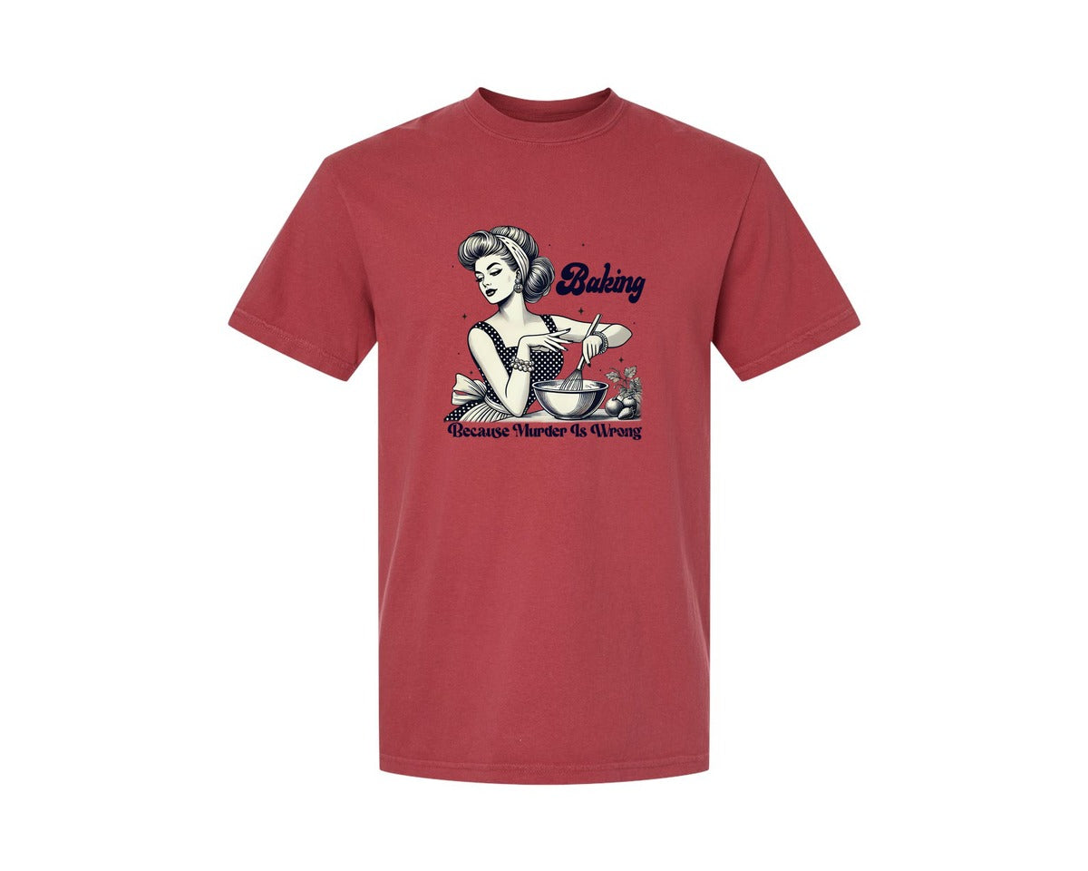 brand:Comfort Colors|color:Chili|Trendy Vintage Graphic T-Shirt