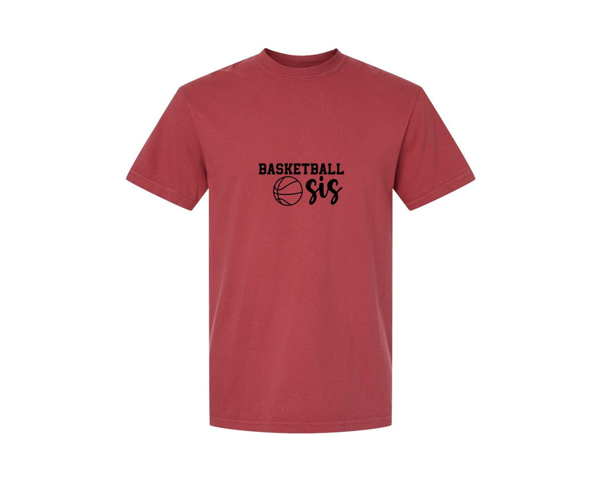brand:Comfort Colors|color:Chili|Basketball Sis 2 Graphic T-Shirt
