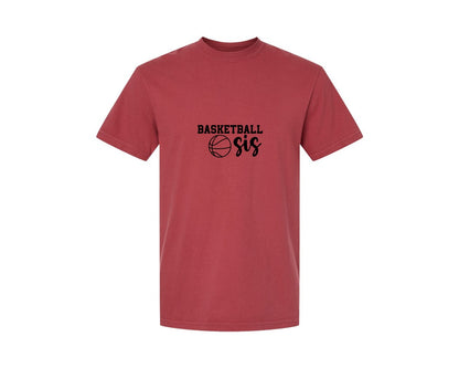 brand:Comfort Colors|color:Chili|Basketball Sis 2 Graphic T-Shirt