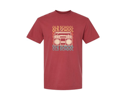 brand:Comfort Colors|color:Chili|Retro 80S 90S Old School T Shirt Design Graphic T-Shirt
