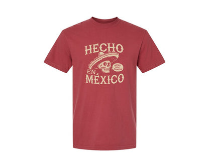 brand:Comfort Colors|color:Chili|Hecho En Mexico Mexican Chicano Pride Graphic T-Shirt