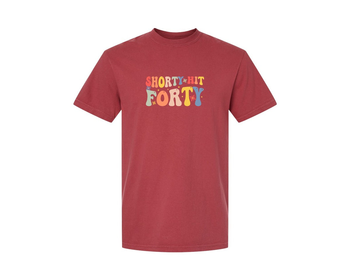 brand:Comfort Colors|color:Chili|Shorty Hit Forty 3 Graphic T-Shirt